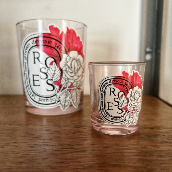 diptyque Other Diptyque Roses Candle Jars 2 Sizes Poshmark